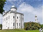 Собор Георгия Победоносца, Юрьев мужской монастырь, Великий Новгород, Россия.