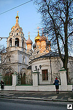 Церковь Николая Чудотворца в Пыжах, Москва, Россия.