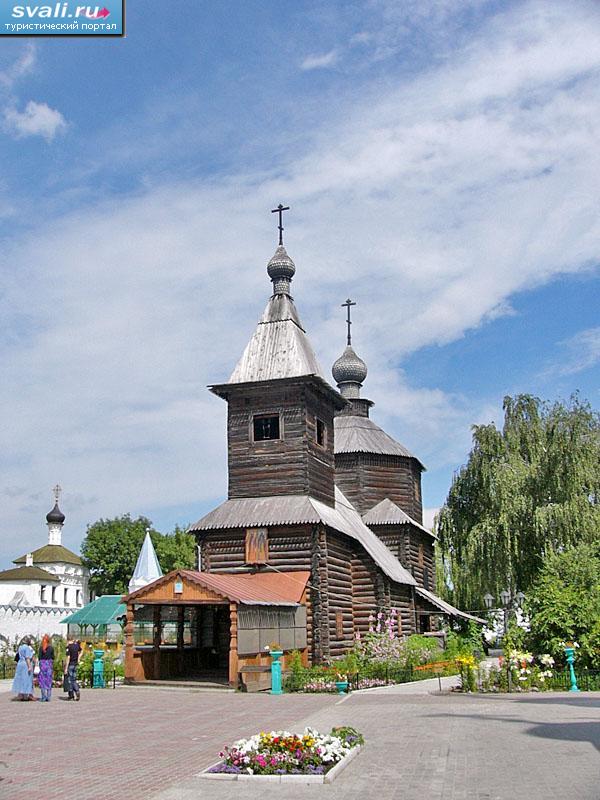 Деревянная церковь Сергия Радонежского, Троицкий женский монастырь, Муром, Россия.