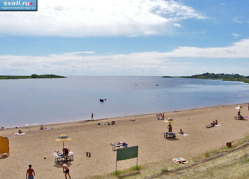 Озеро Ильмень, Великий Новгород, Россия.