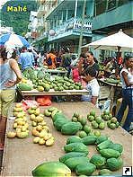 Рынок на остров Маэ, Сейшельские острова.