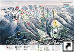 Карта мест катания горнолыжного курорта Барилоче (Bariloche), Аргентина (исп.)