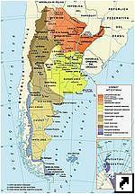 Карта климатических зон Аргентины (исп.)