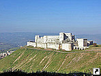 Замок крестоносцев Крак-де-Шевалье (Crac de Chevaliers), 65 км от Хомса (Homs), Сирия.
