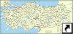 Карта Турции (тур.) 