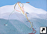 Схемы спусков горнолыжного курорта Цахкадзор, Армения.
