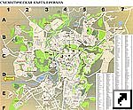Подробная карта Еревана, Армения.