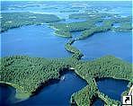 Финляндия - страна тысячи озер.