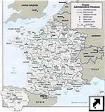 Карта Франции. (фран.)