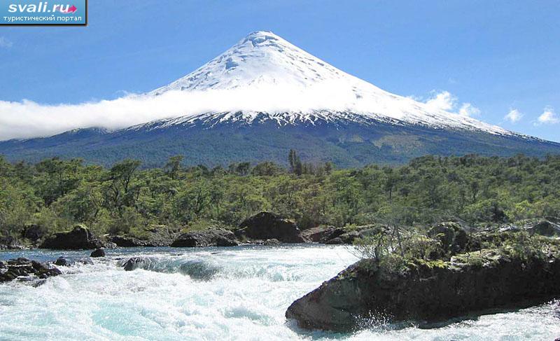 Вулкан Осорно (Osorno Volcano), Чили.