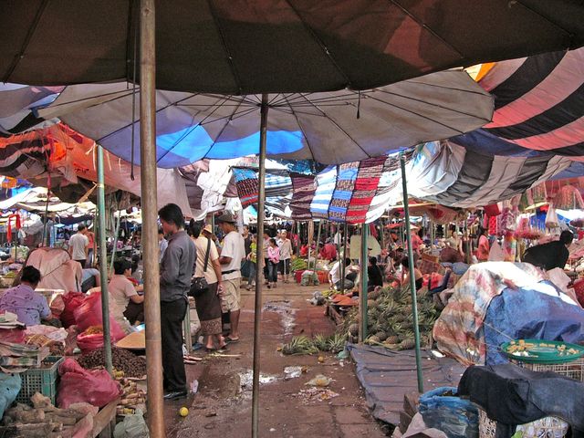 Вьентьян, рынок.